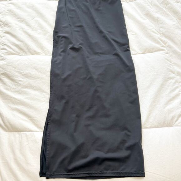 NWOT Beginning Boutique Simone Black Cut Out Maxi One Shoulder Dress Size 4 - Picture 5 of 10